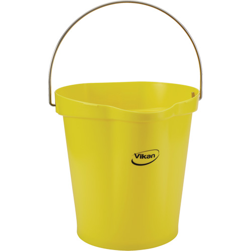 Seau pour l'hygi&egrave;ne des aliments, Jaune, 3 gal. US Equipex