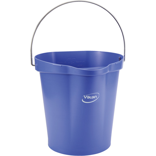 Seau pour l'hygi&egrave;ne des aliments, Mauve, 3 gal. US Equipex