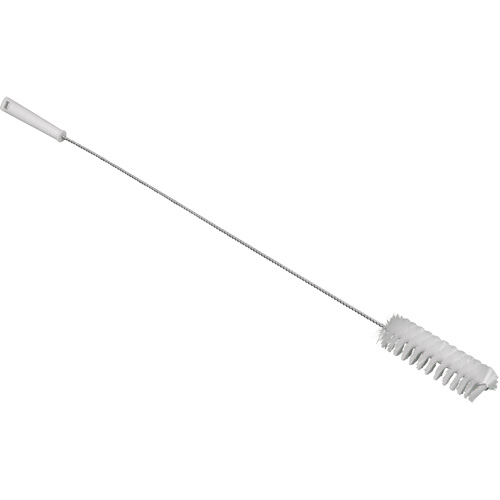 Brush with Flexible Handle, Medium Bristles, 36" Long, White Equipex