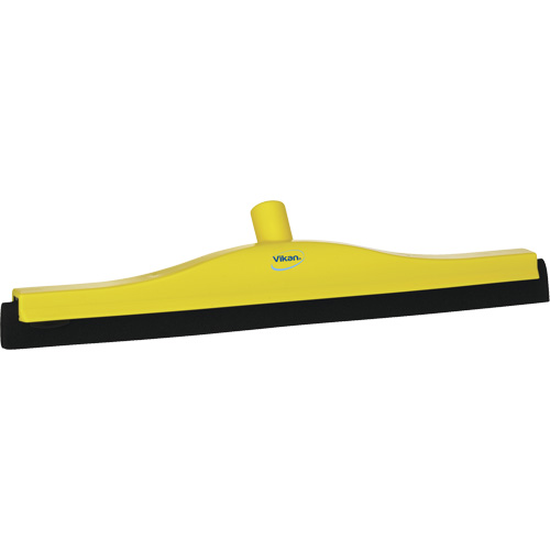 Raclette &agrave; t&ecirc;te fixe pour l'hygi&egrave;ne alimentaire, 20", Jaune Equipex