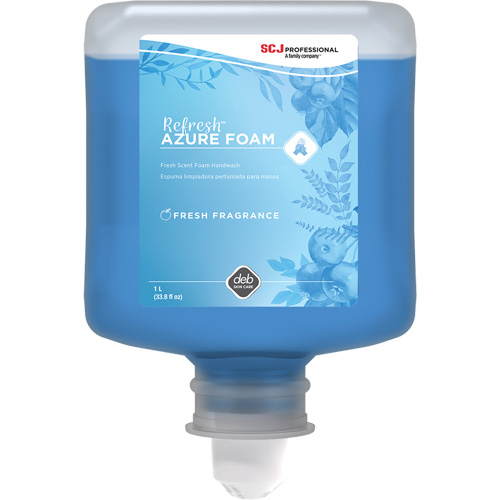Refresh Azure Hand Soap, Foam, 1 L, Scented Equipex