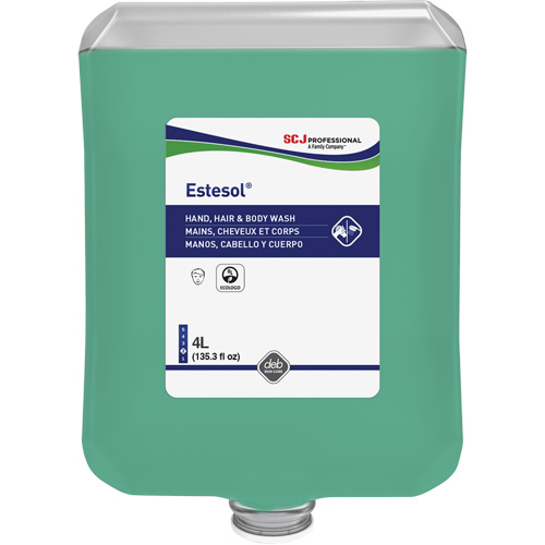 Estesol&reg; Hand, Hair & Body Wash, 4000 ml, Rain Forest, Plastic Cartridge Equipex
