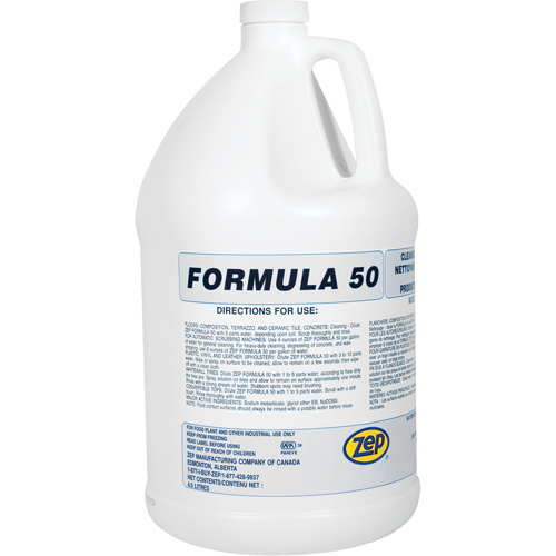 Formula 50 Heavy-Duty Alkaline Cleaner, 4 L, Jug Equipex