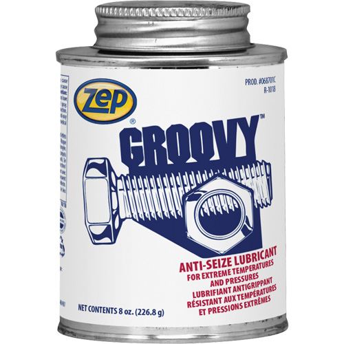 Groovy Lubricant & Anti-Seize, 8 oz., Brush Top Can, 2100°F (1100°C) Max. Temp Equipex