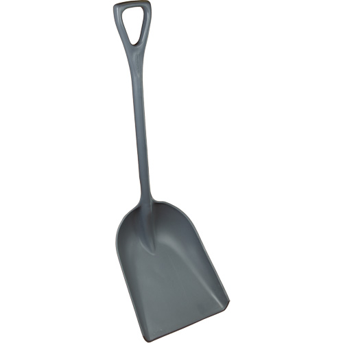 One-Piece Regrind Shovel, Plastic, Polypropylene Blade, D-Grip Handle, 25" Long Equipex