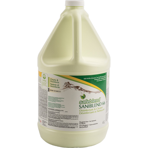 SaniBlend 66 Concentrated Disinfectant Cleaner, 4 L, Jug Equipex