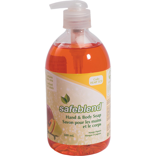 Hand & Body Soap, 500 ml, Mango & Papaya, Bottle Equipex