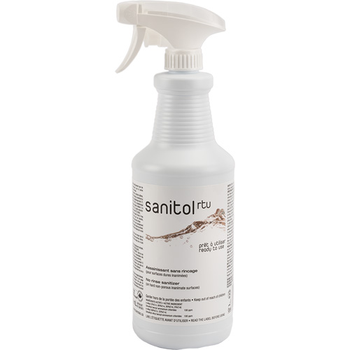 Sanitol Concentrated Disinfectant & Sanitizer, 950 ml, Trigger Bottle Equipex