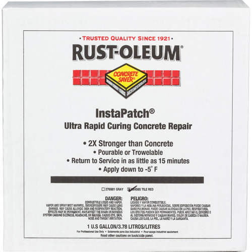 Concrete Saver&reg; InstaPatch&reg; Concrete Repair, Kit, Red Equipex