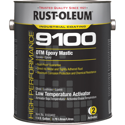 Activateur &agrave; basse temp&eacute;rature pour mastic &eacute;poxy DTM du syst&egrave;me 9100, Gallon Equipex