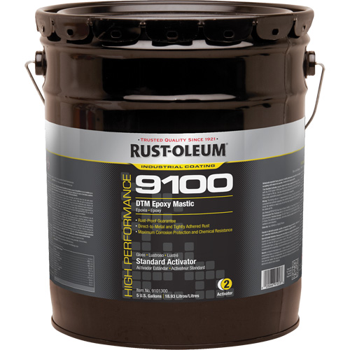 9100 System DTM Epoxy Mastic Standard Activator, 5 gal., Pail Equipex