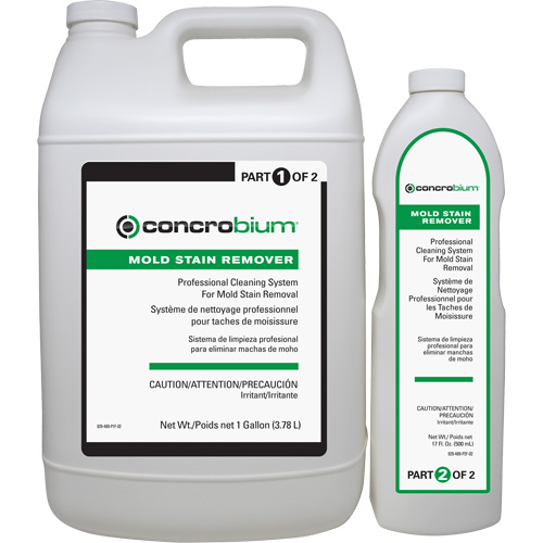 D&eacute;tachant de moisissure de qualit&eacute; professionnelle de Concrobium, 3,78 L, Cruche Equipex