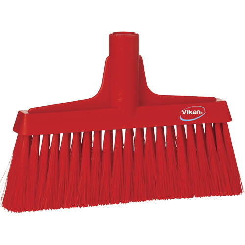 T&ecirc;te de balai droit, Crins Cors&eacute;/Fin, 10-1/4", Polyester, Rouge Equipex