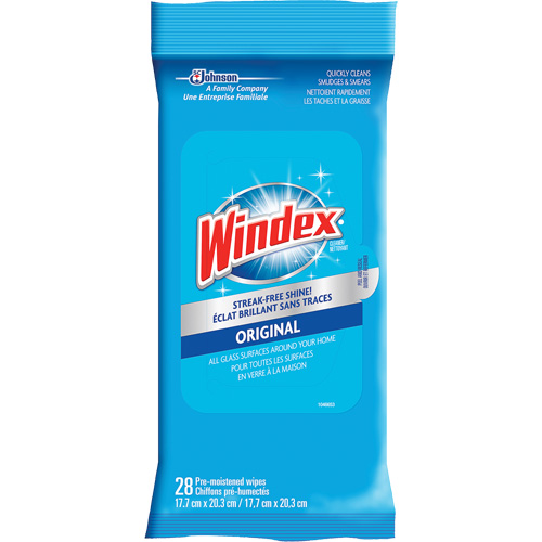 Windex&reg; Glass & Surface Wipes, Packets Equipex