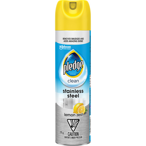 Pledge&reg; Stainless Steel Cleaner, 275 g, Aerosol Can Equipex