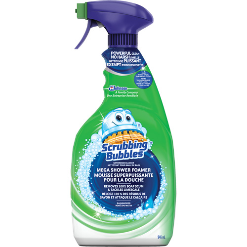 Nettoyant pour salle de bain Scrubbing Bubbles Mega Shower Foamer, 946 ml, Bouteille &agrave; g&acirc;chette Equipex