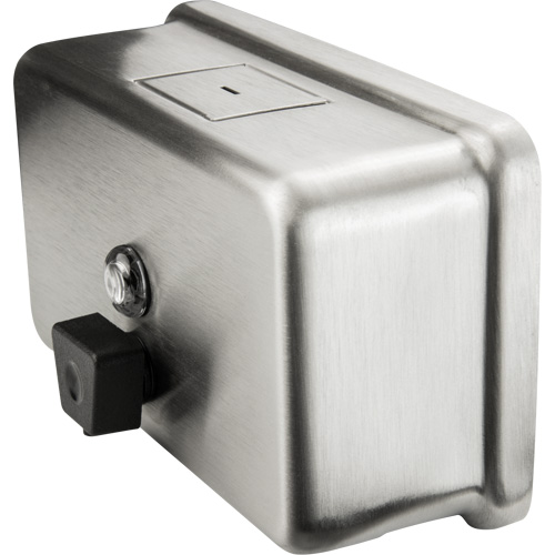 Distributeur de savon horizontal, &agrave; pression, Capacit&eacute; de 1200 ml, Format Vrac Equipex