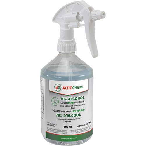 Aerochem Liquid Surface Cleaner, 500 ml, Trigger Bottle Equipex
