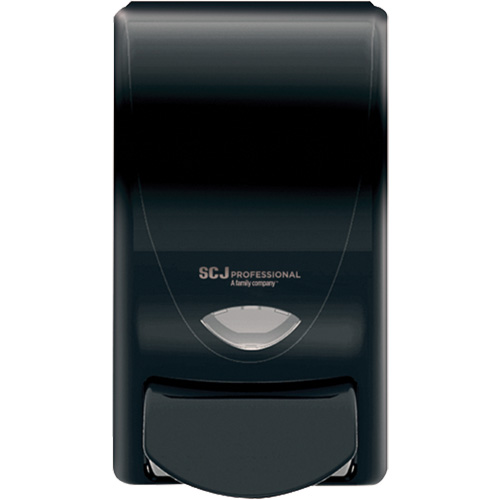 Distributeur transparent pour savon Proline Quick-View, &agrave; pression, Capacit&eacute; de 1000 ml, Format Cartouche de recharge Equipex