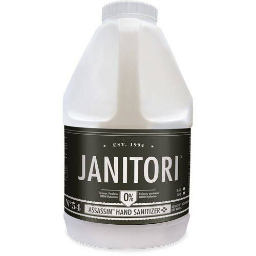 D&eacute;sinfectant pour les mains 54 Assassin, 4000 ml, Cruche, 70 % alcool Equipex
