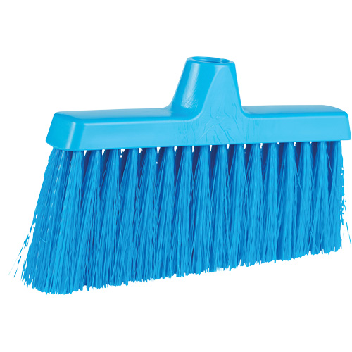 Balai oblique ColorCore, Crins Moyen, 10", Polypropyl&egrave;ne, Bleu Equipex
