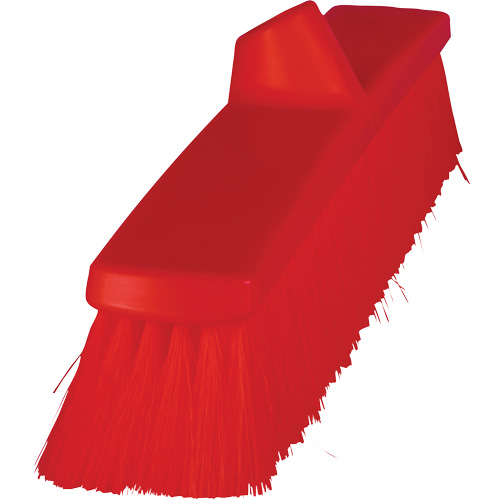 Balai-brosse ColorCore, Crins Fin, 24", Polypropyl&egrave;ne, Rouge Equipex