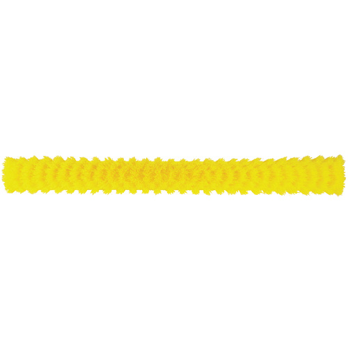 ColorCore Push Broom, Fine Bristles, 24", Polypropylene, Yellow Equipex