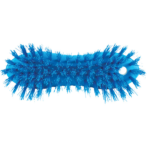 ColorCore Hand Brush, Stiff Bristles, 6" Long, Blue Equipex