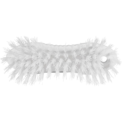 ColorCore Hand Brush, Stiff Bristles, 6" Long, White Equipex