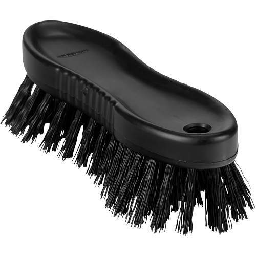 ColorCore Hand Brush, Stiff Bristles, 6" Long, Black Equipex