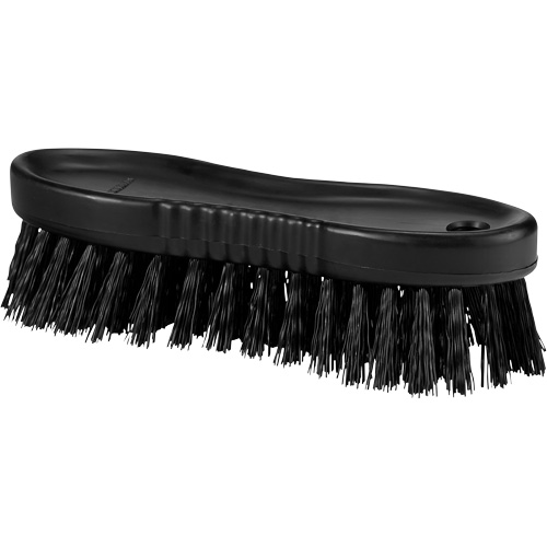 ColorCore Hand Brush, Stiff Bristles, 6" Long, Black Equipex