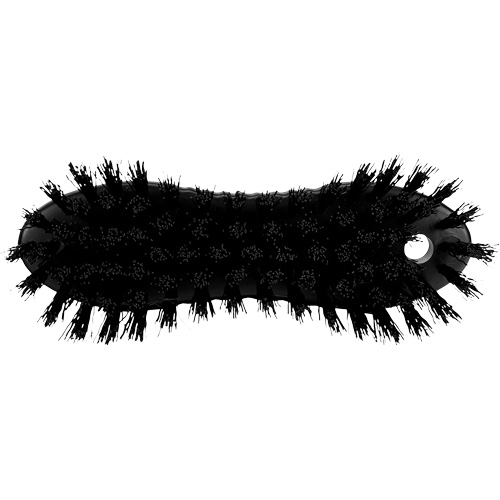 ColorCore Hand Brush, Stiff Bristles, 6" Long, Black Equipex