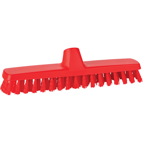 ColorCore Wall Brush, Stiff Bristles, 12" Long, Red Equipex