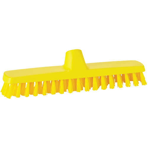 Brosse &agrave; r&eacute;curer ColorCore pour murs, Soies Ferme, Longueur de 12", Jaune Equipex