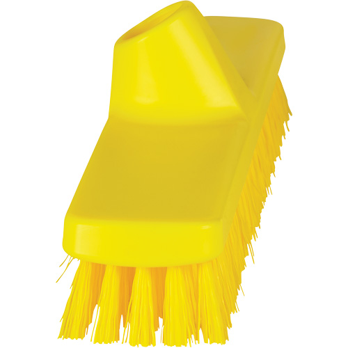 Brosse &agrave; r&eacute;curer ColorCore pour murs, Soies Ferme, Longueur de 12", Jaune Equipex