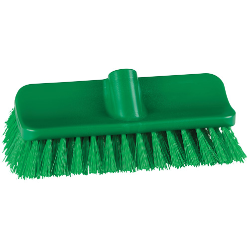 ColorCore High-Low Brush, Stiff Bristles, 10" Long, Green Equipex