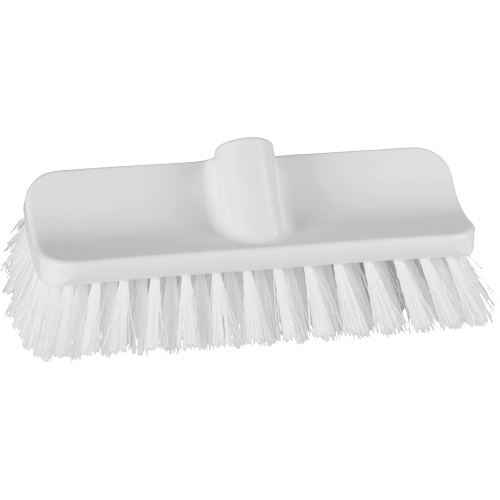 ColorCore High-Low Brush, Stiff Bristles, 10" Long, White Equipex