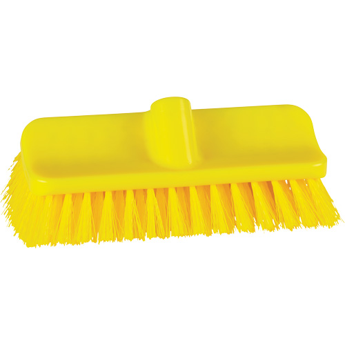 Brosse &agrave; angle double ColorCore pour surfaces hautes et basses, Soies Ferme, Longueur de 10", Jaune Equipex