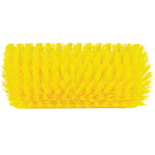 Brosse &agrave; angle double ColorCore pour surfaces hautes et basses, Soies Ferme, Longueur de 10", Jaune Equipex