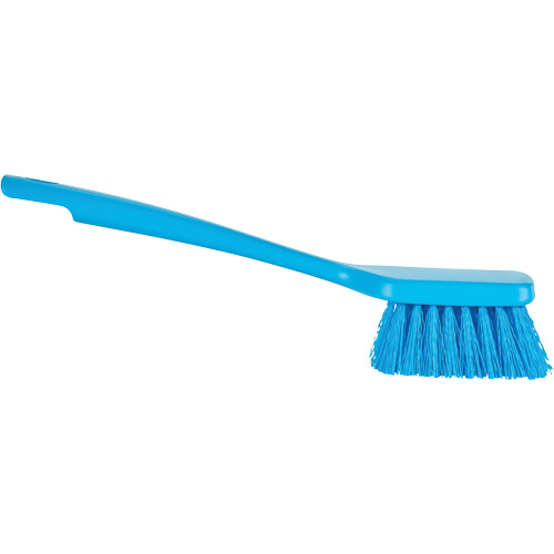 ColorCore Short Handle Brush, Stiff Bristles, 12" Long, Blue Equipex