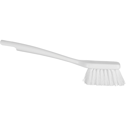 ColorCore Short Handle Brush, Stiff Bristles, 12" Long, White Equipex