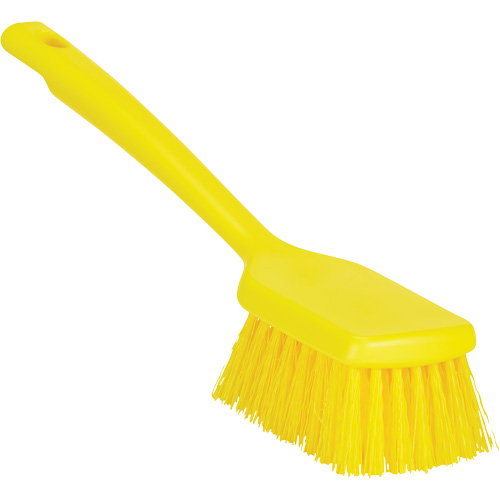 Brosse &agrave; manche court ColorCore, Soies Ferme, Longueur de 12", Jaune Equipex