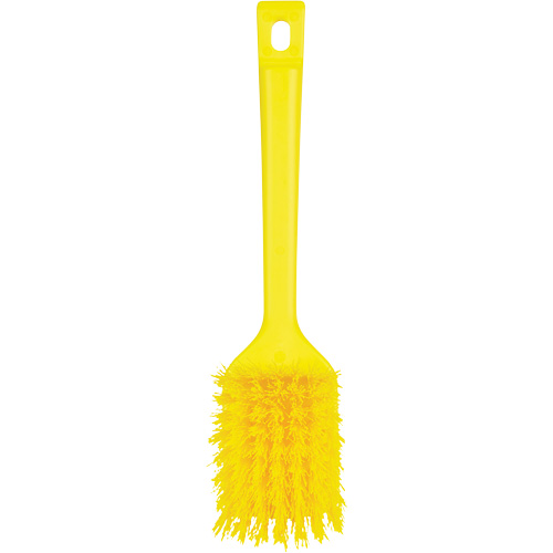 Brosse &agrave; manche court ColorCore, Soies Ferme, Longueur de 12", Jaune Equipex