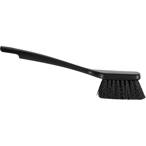 ColorCore Short Handle Brush, Stiff Bristles, 12" Long, Black Equipex