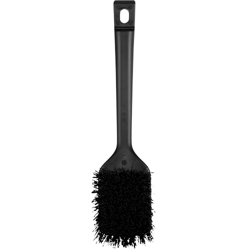 ColorCore Short Handle Brush, Stiff Bristles, 12" Long, Black Equipex