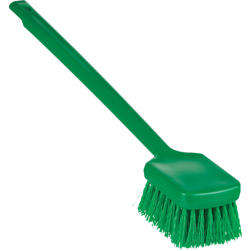 Brosse &agrave; manche long ColorCore, Soies Ferme, Longueur de 20", Vert Equipex