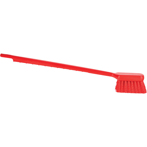 Brosse &agrave; manche long ColorCore, Soies Ferme, Longueur de 20", Rouge Equipex