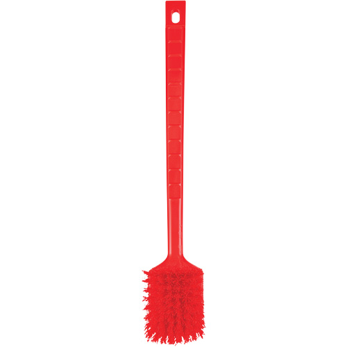 Brosse &agrave; manche long ColorCore, Soies Ferme, Longueur de 20", Rouge Equipex