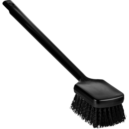 Brosse &agrave; manche long ColorCore, Soies Ferme, Longueur de 20", Noir Equipex