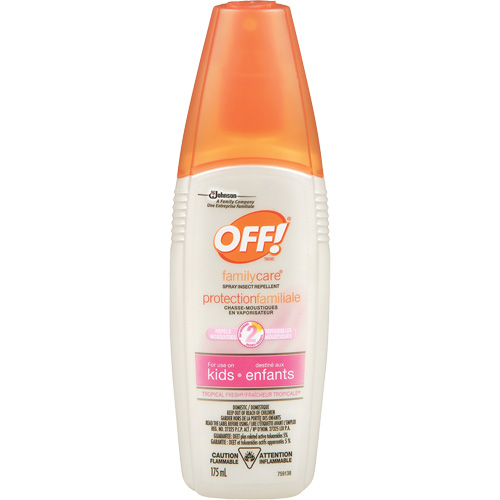 Insectifuge Off! Protection familiale &agrave; parfum de Fraîcheur tropicale, DEET &agrave; 5 %, Vaporisateur, 175 ml Equipex